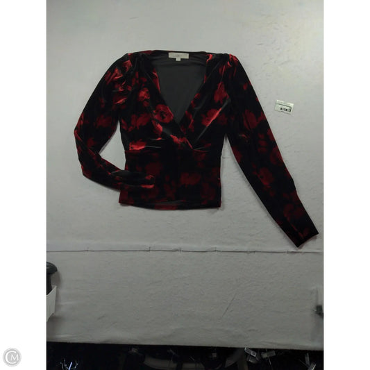 Top Long Sleeve By Loft In Multi-colored, Size: S