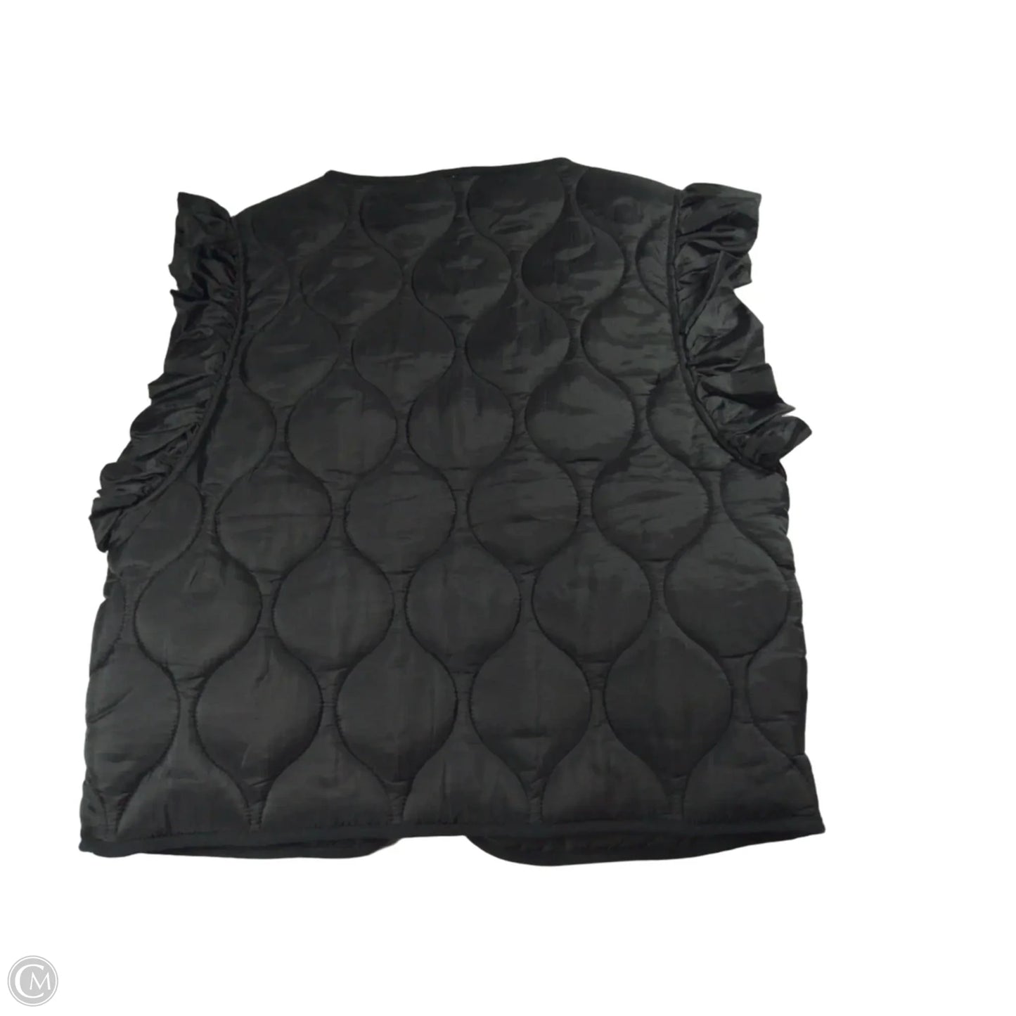 Vest Puffer & Quilted By Bibi In Black, Size: M
