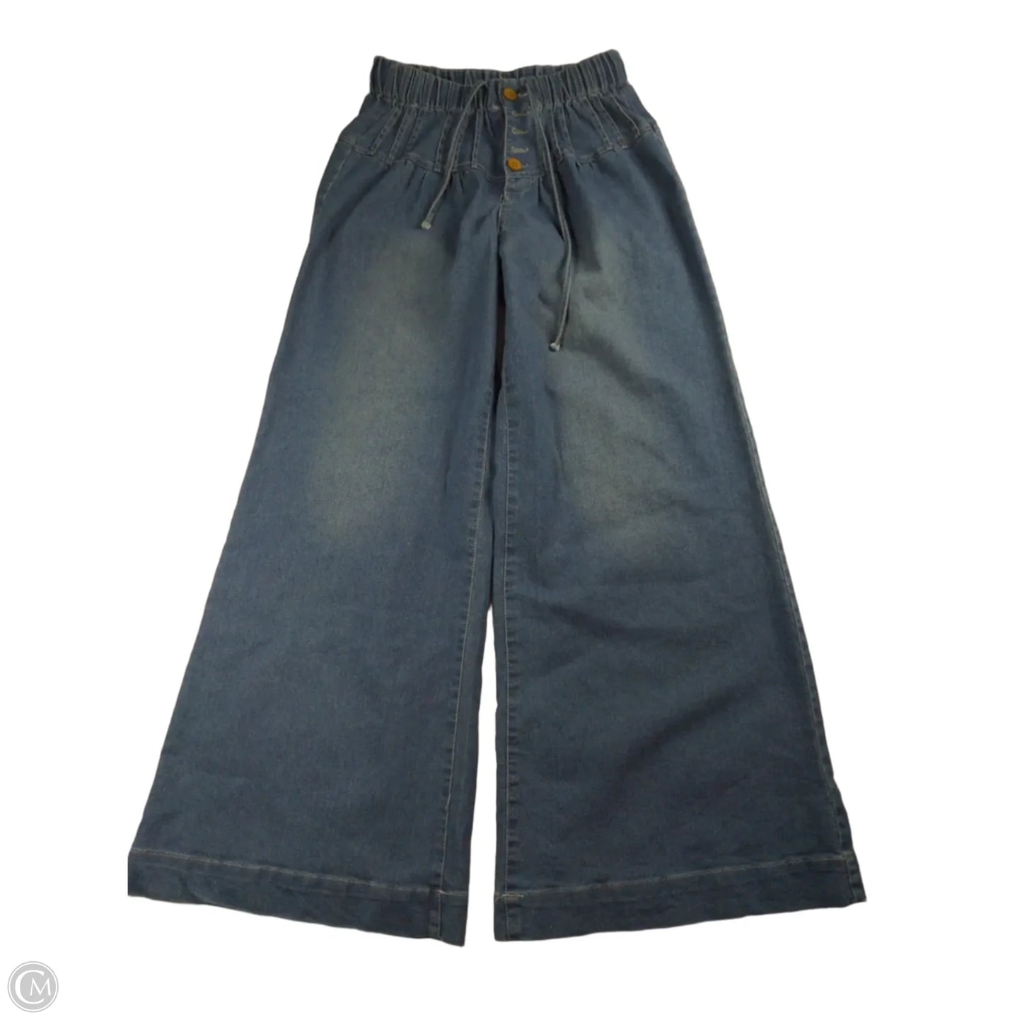 Jeans Wide Leg By Clothes Mentor In Blue, Size: S