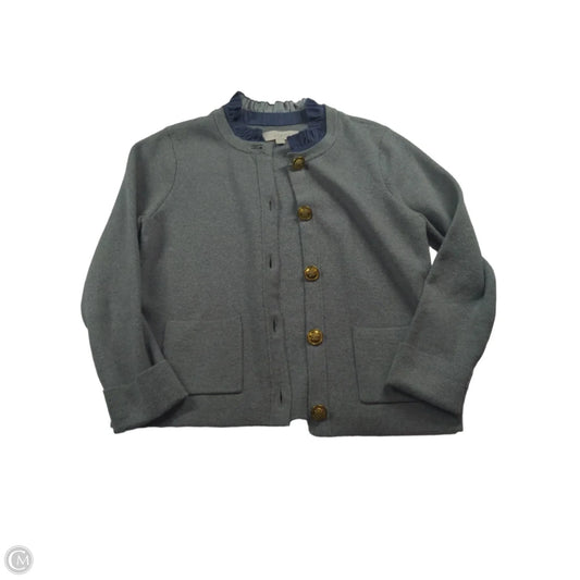 Sweater Cardigan By Loft In Grey, Size: Xsp