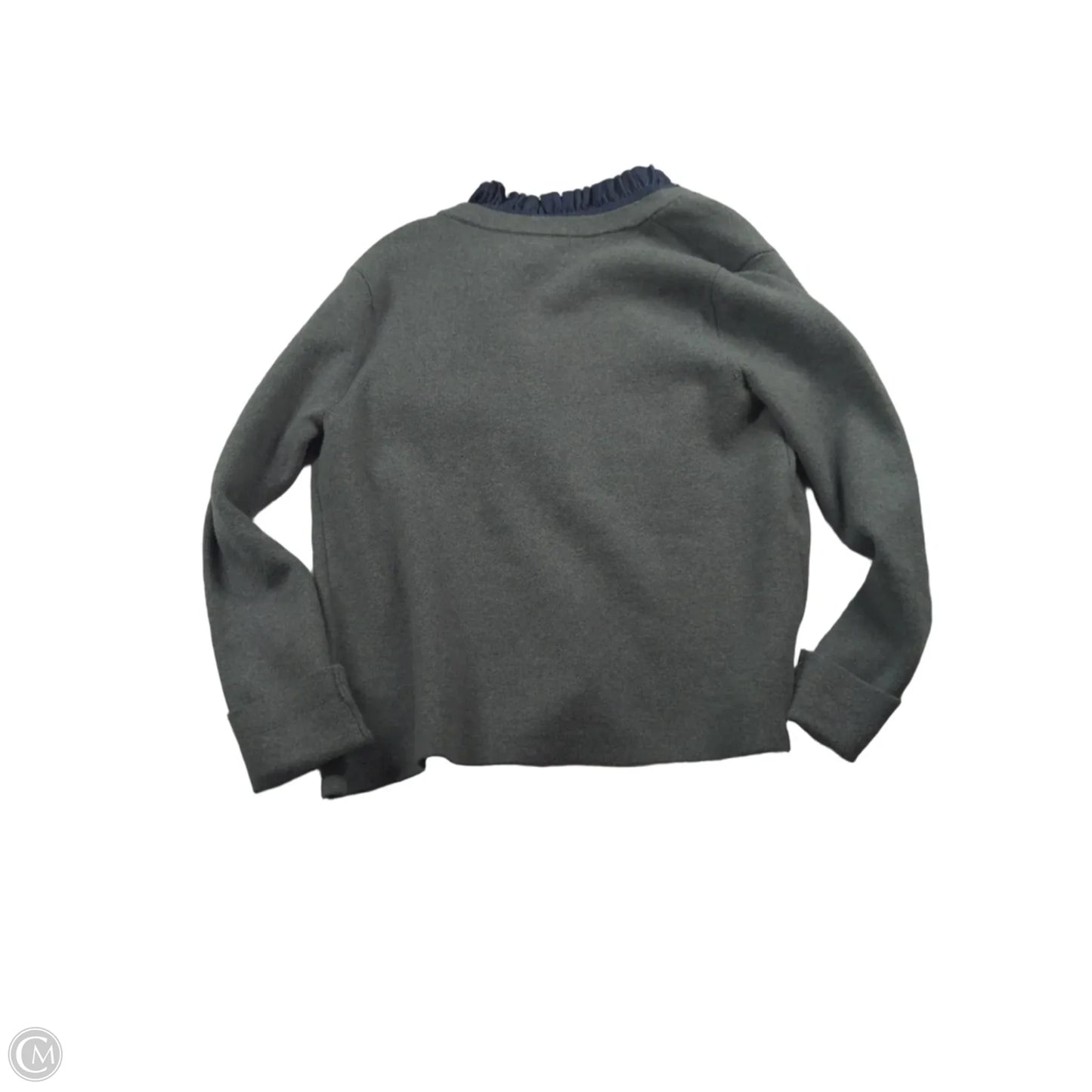 Sweater Cardigan By Loft In Grey, Size: Xsp
