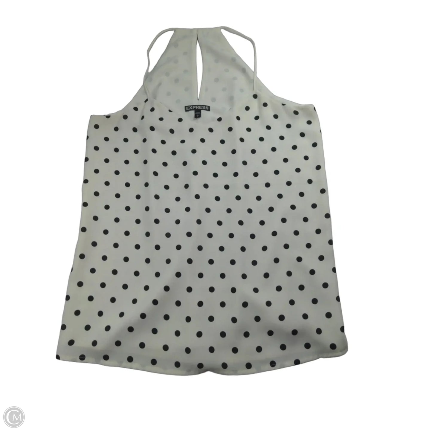 Top Sleeveless By Express In Polkadot Pattern, Size: S