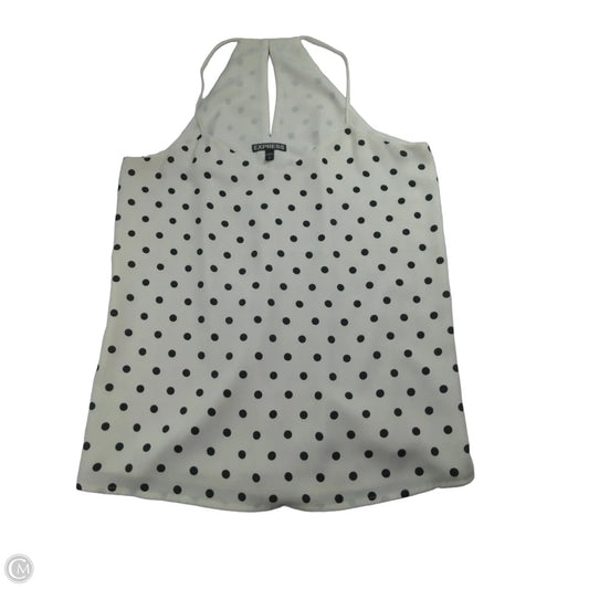 Top Sleeveless By Express In Polkadot Pattern, Size: S