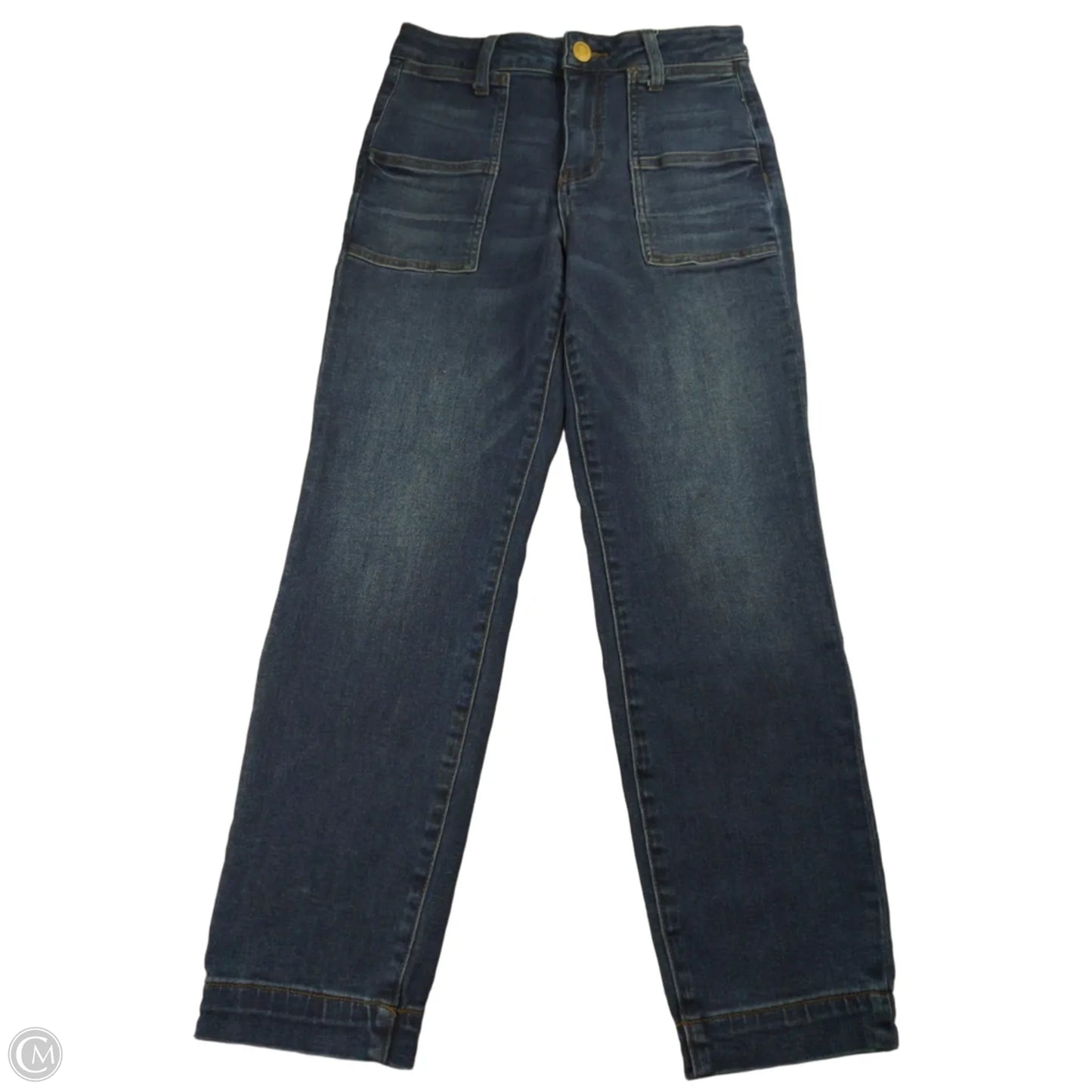 Jeans Cropped By Kut In Blue, Size: 4