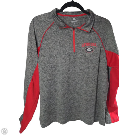 Athletic Sweatshirt Crewneck By Clothes Mentor In Grey, Size: S