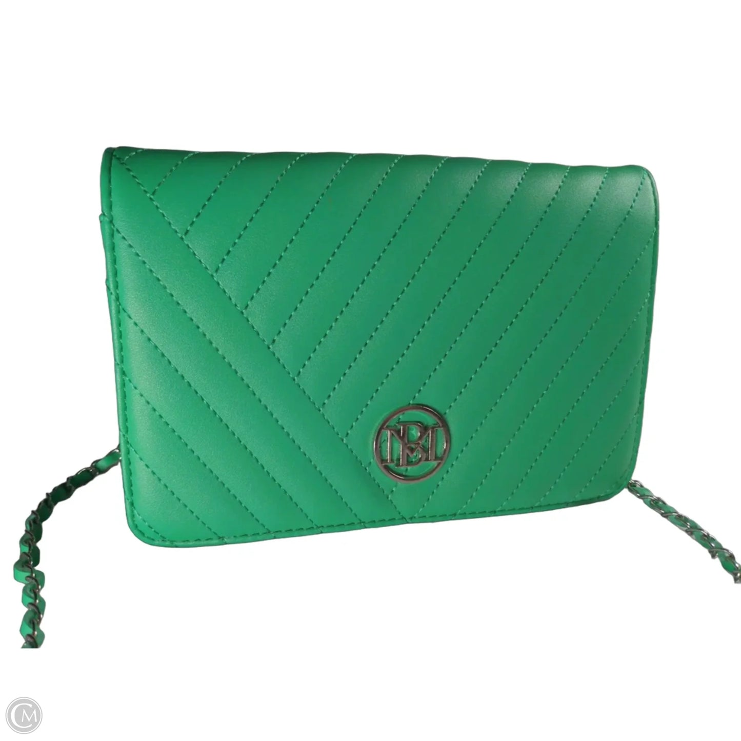 Handbag Leather By Badgley Mischka, Size: Small