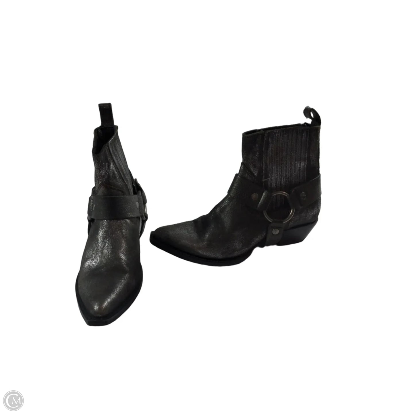 Boots Designer By Frye In Silver, Size: 7.5
