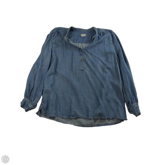 Top Long Sleeve By Chicos In Blue, Size: 0
