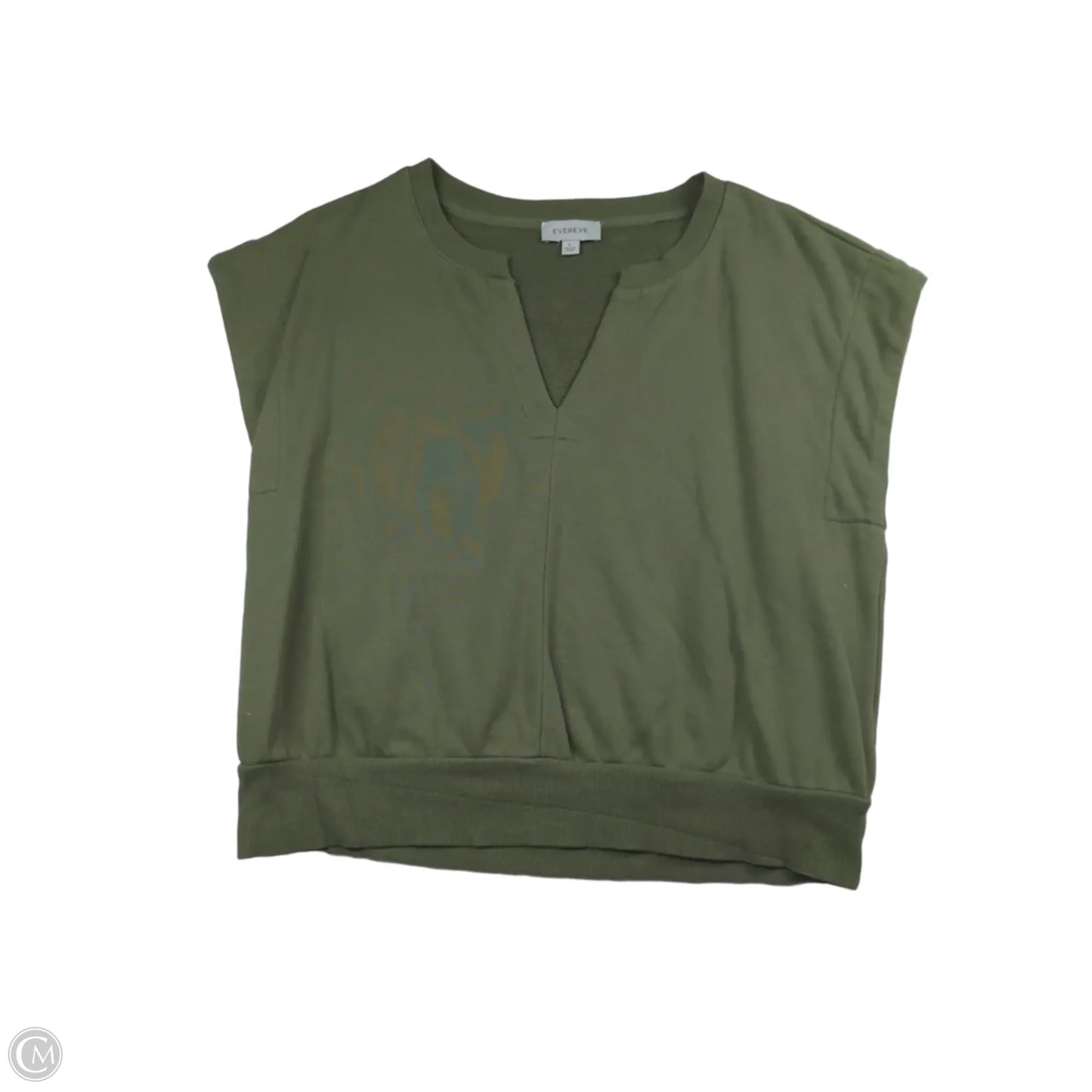 Top Sleeveless By Evereve In Green, Size: L