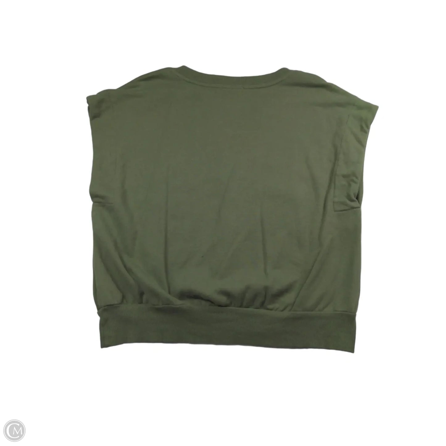 Top Sleeveless By Evereve In Green, Size: L