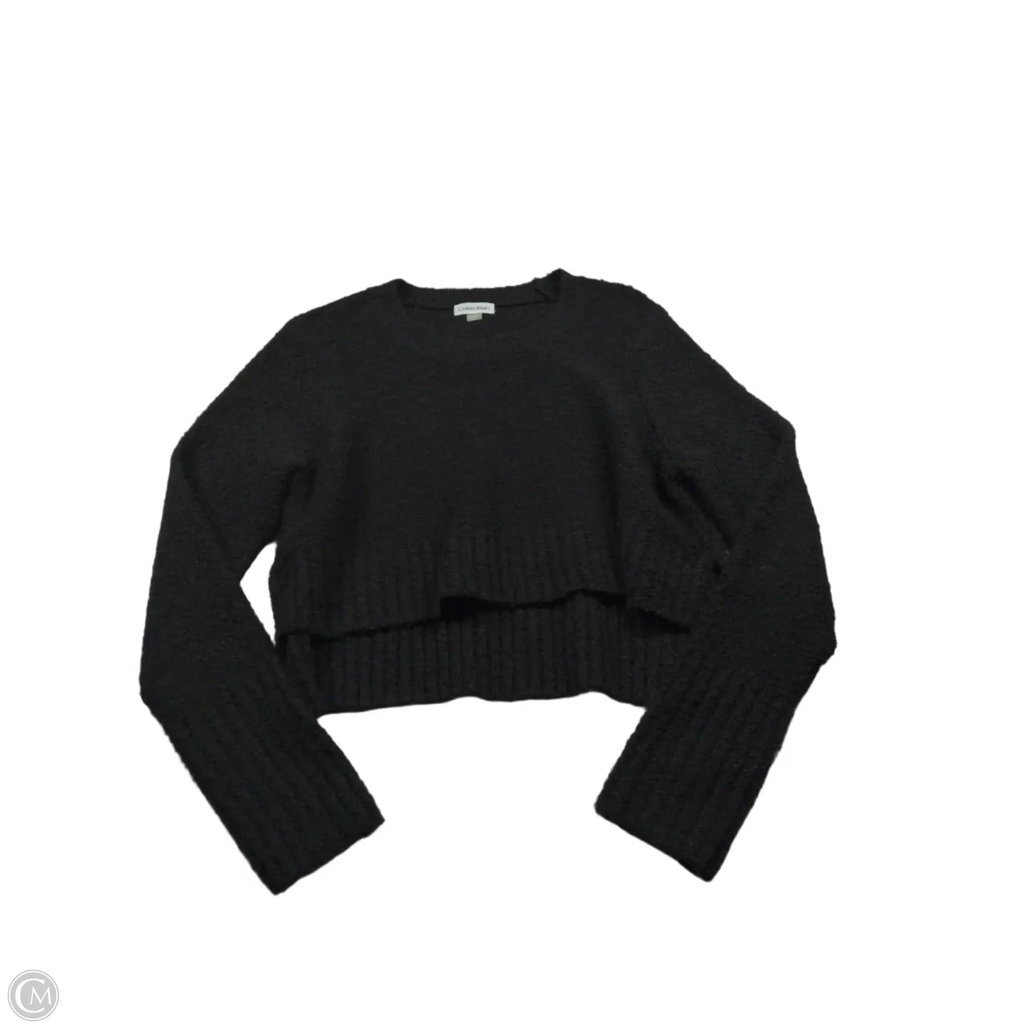 Sweater By Calvin Klein In Black, Size: L