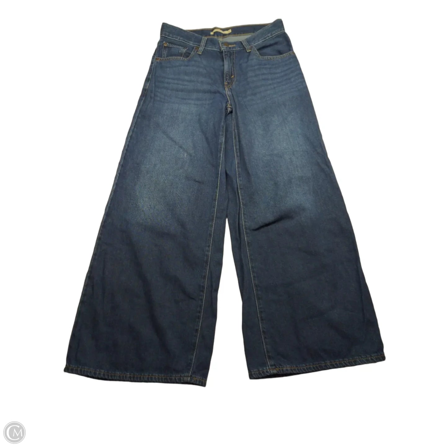 Jeans Wide Leg By Levis In Blue, Size: 26