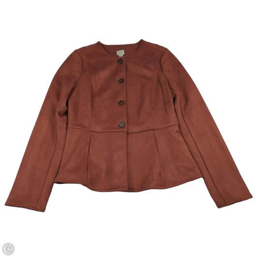 Blazer By A New Day In Maroon, Size: M