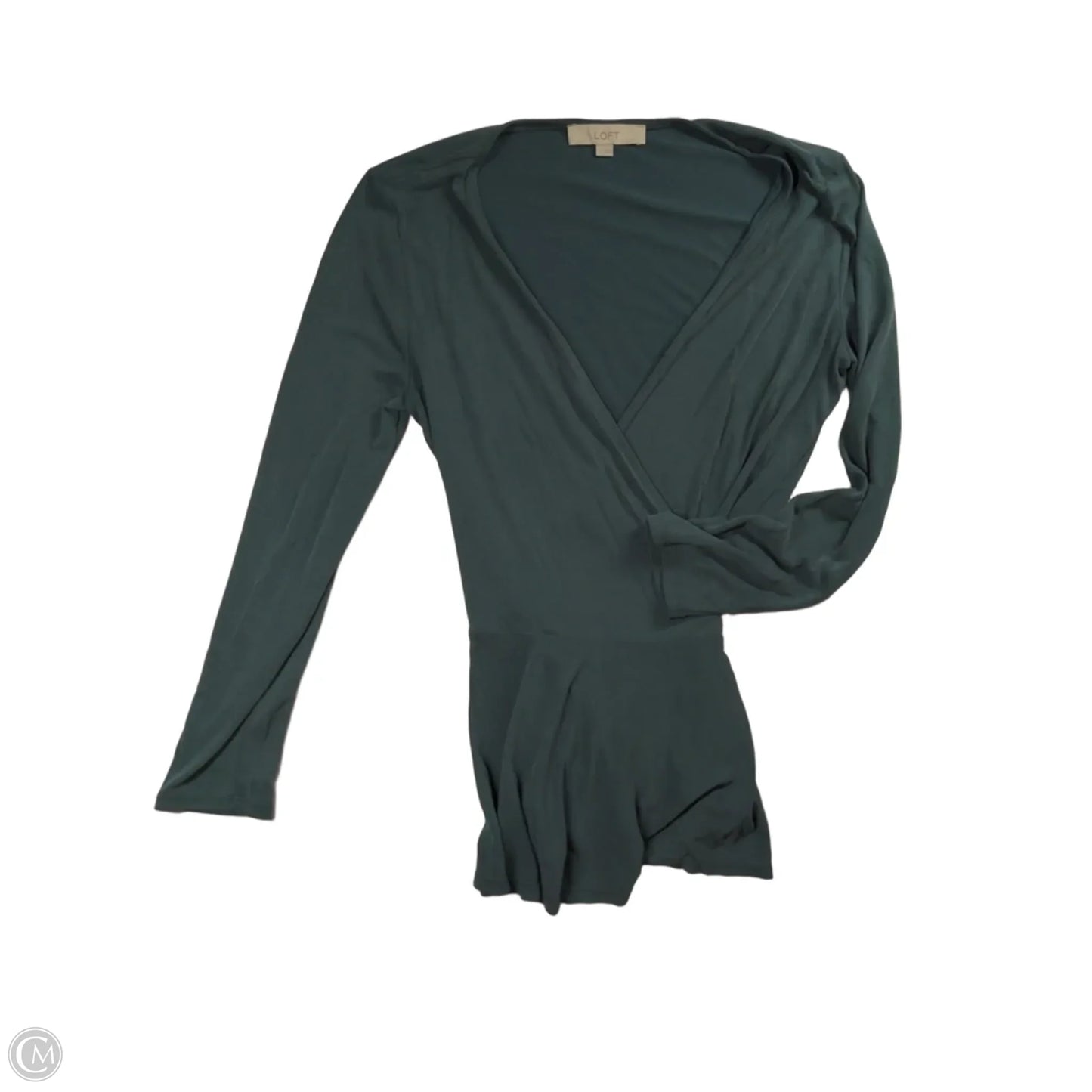 Tunic 3/4 Sleeve By Loft In Teal, Size: S