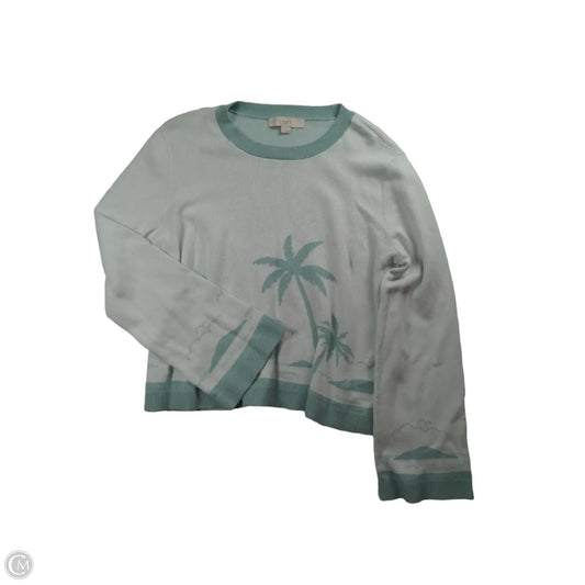 Sweater By Loft In Aqua, Size: M