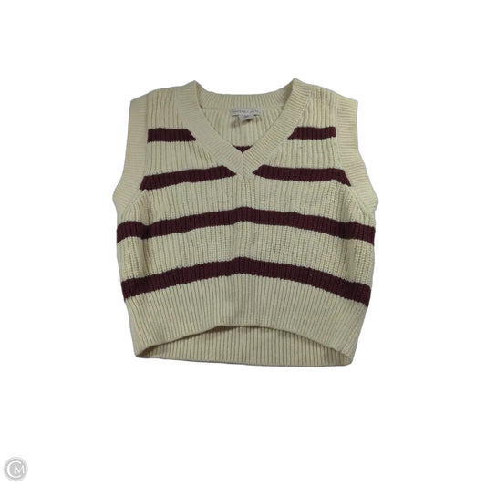 Vest Sweater By Sincerely Jules In Beige, Size: S