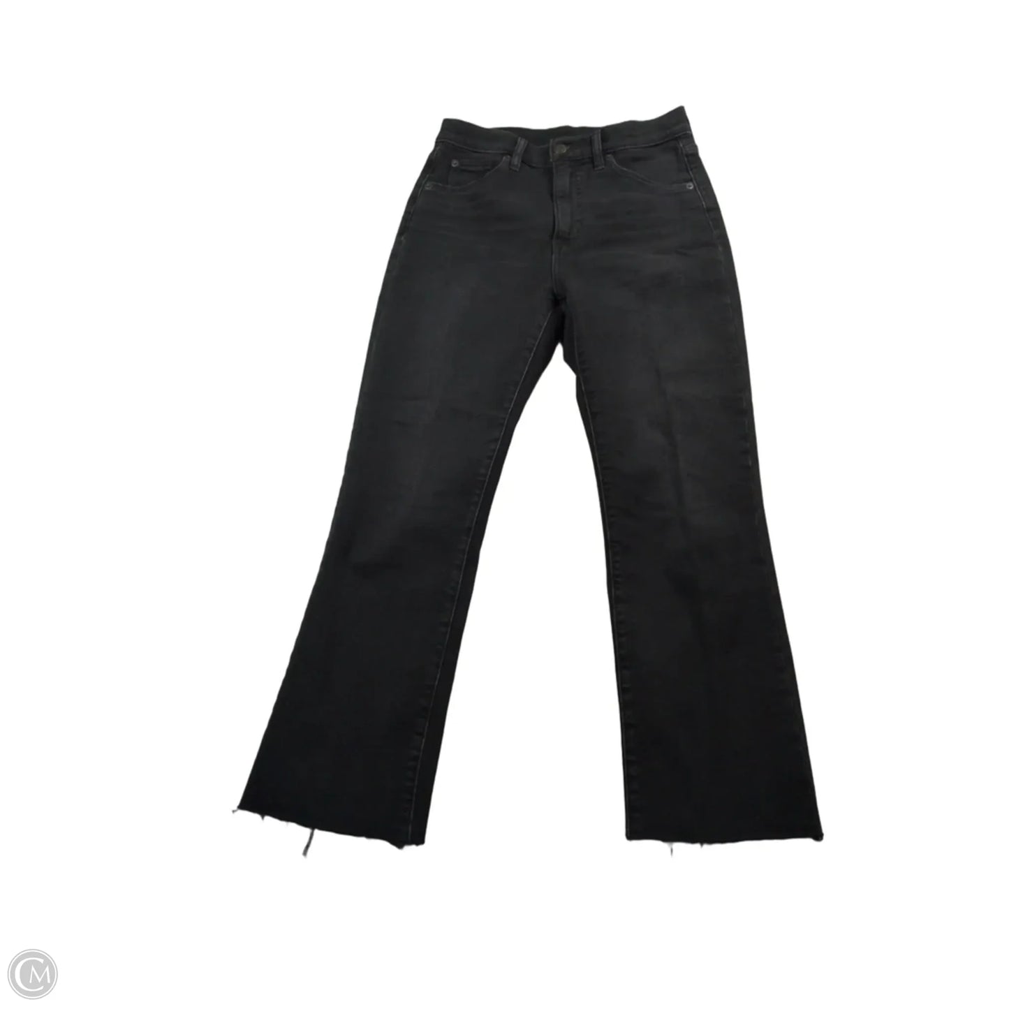 Jeans Straight By Gap In Black, Size: 4